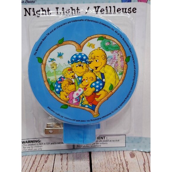 The Berenstain Bears LED Night Light Set Of 3 Manual On/Off Switch - Picture 3 of 5